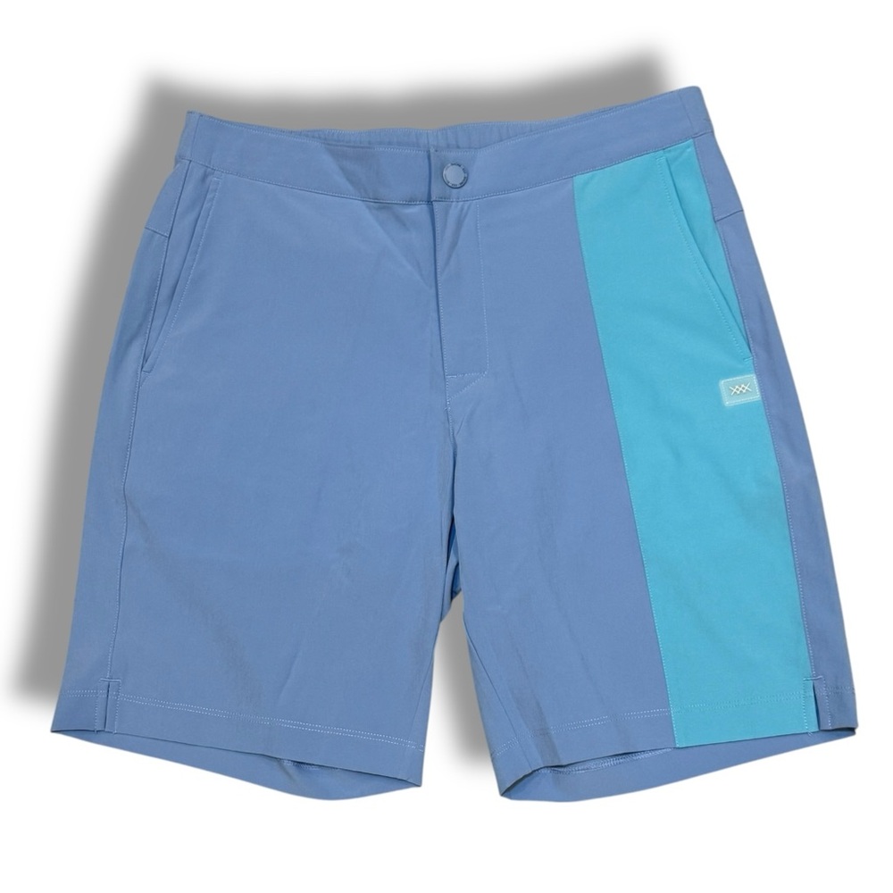 Rhone NWT Barrier Swim Trunks Board Shorts Zip Fly Surfer Sz S Lined Blue - Picture 2 of 11